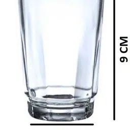 indusbay (Pack of 2) 150 ML Small Juice water Tea Coffee Glass Set Glass Set Water/Juice Glass image 3