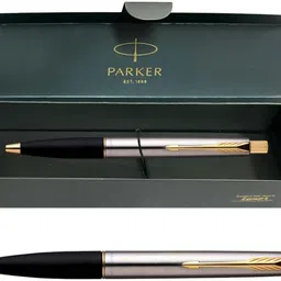 parker Frontier Stainless Steel Gold Trim Ball Pen-picture-12