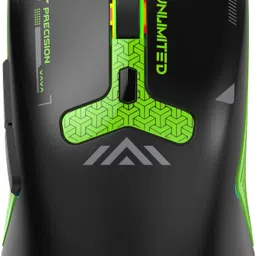 SpinBot Clutch GT500 with 3600 DPI Gaming Sensor|6 Button|Rainbow Breathing effect|70gm| Wired Ergonomic Optical Gaming Mouse image 1