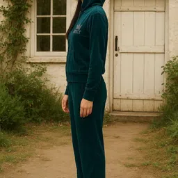bluelock Solid Women Track Suit image 3