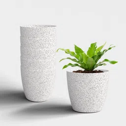 SHERA Stella Flower Pots for Home Décor | 8 Inch Planter for Indoor & Outdoor Plant Container Set-image-51