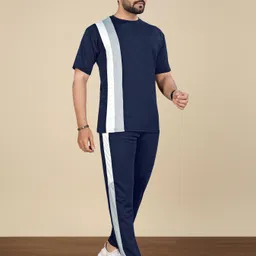 linsor fashion Striped Men Track Suit image 2