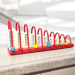 toytopia ToyTopiya Montessori Wooden Number Bead Counter & Subtraction Practice Board-picture-24