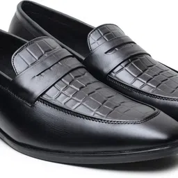 hayes london Genuine Leather Slip-On Formal Loafers, Lightweight & Comfortable Shoes, Loafers For Men image 2