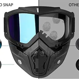 jaquma google safety face mask Helmet Breath Guard image 2