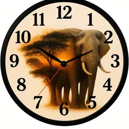 tikamenterprise Analog 25 cm X 25 cm Wall Clock image 3