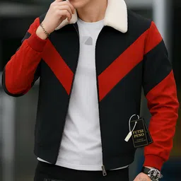 futse peno Men Solid Casual Jacket image 3