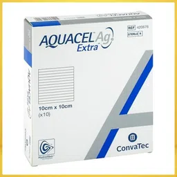 convatec 413567 AQUACEL AG+ EXTRA10X10 Pack-2 Hydrocolloid Medical Dressing-picture-21
