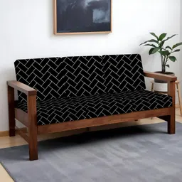 lazi Polycotton 3 Seater Sofa Geometric Cover-picture-16