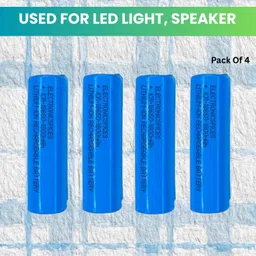 sacro Rechargeable 1800Mah Lithium-Ion For Light Speaker Pack of 4Q39 Battery-picture-36