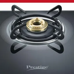 prestige Royale Plus 3 Burner Glass Top Glass Manual Gas Stove image 3