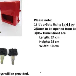 The Game Begins Gate Fitting Type Plastic Letter` Post Mounted Mailbox image 5