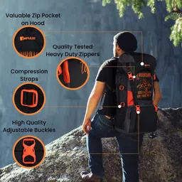 impulse Mt. Calling 55 Litres Orange Rucksack - 55 L image 3