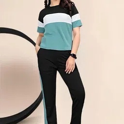 Colorblock Women Track Suit-image-3