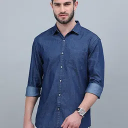 regrowth Men Regular Fit Solid Casual Shirt-picture-27