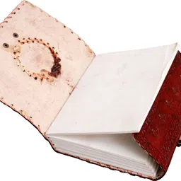 craft shop Handcrafted 100% Pure Leather A5 Diary Unruled 100 Pages image 4