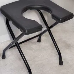 storewellcare Foldable with anti skid rubber legs Commode Chair image 2