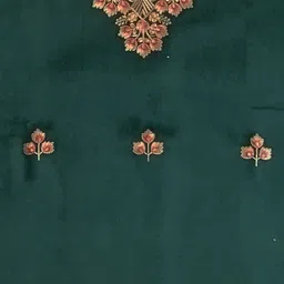 radhe products Unstitched Wool Salwar Suit Material Embroidered image 2