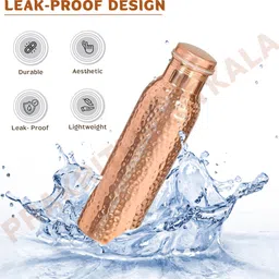 prakriti hastkala 1000 ml Copper Bottle image 5