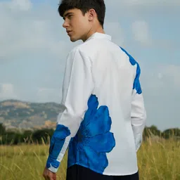 campus sutra Men Regular Fit Printed Spread Collar Casual Shirt image 3