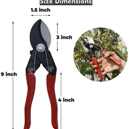 aarav Grdaen Shear, Pruner Cutter and Garden Scissor Gardening Cut Tools (Set of 3) Garden Tool Kit image 2