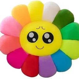 vvs toys Decorative Rainbow Cute Sunflower & Stuffed Pillow for Sofa - 35 cm-picture-13