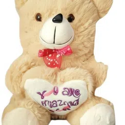 Teddy Bear with Forever Yours Heart with Bow - 30 cm-image-12