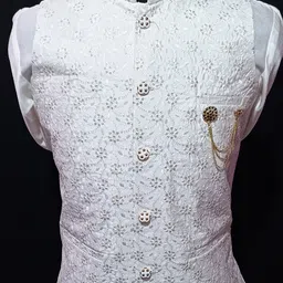 men choice Embroidered, Solid Men Waistcoat-picture-24