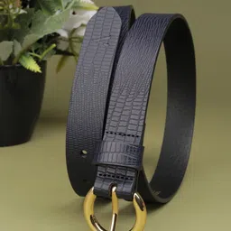 Women Blue Genuine Leather Belt-image-90