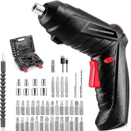 peregrine Cordless Screwdriver Kit| 47 in 1 Electric Bits Set Rechargeable Screw Gun | Standard Screwdriver-picture-14