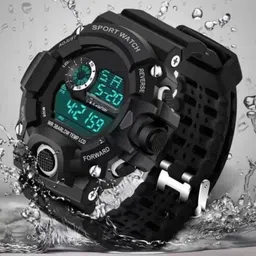 blutech waterproof kids watches for boys Digital Watch - For Boys & Girls QSIB-72 G SHOCK BLACK_13-picture-14