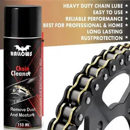 airsky Cleaner + Lubricant + Chain brush Shiner Spray for MotorBike With Cleaning Brush For Motorcycle And Bicycle Chain Oil image 2