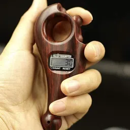 lobalretailez Digital Tally Counter with LCD Display, Wooden Handle, Count and Reset Function Digital Tally Counter image 4