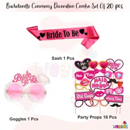 wobbox Bachelorette Party Props, Bride to Be, Bachelorette Party Decorations Items(163) Photo Booth Board image 2