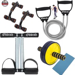 oddish 12 inch Tummy Trimmer and pushup bar, Toning tube with abdominal wheel Ab Exerciser-picture-21