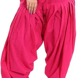 uganta Pure Cotton Solid Women ["Pink"] Salwar-picture-19