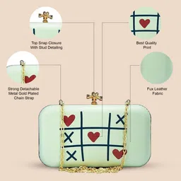 artklim Party, Casual Green Clutch image 3