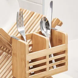 interdesign Formbu Utensil Caddy Bamboo Cutlery Set image 3