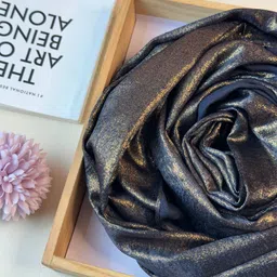 thecartmaxx Solid Satin Blend Women Dark Blue Fancy Scarf, Scarf, Stole image 2