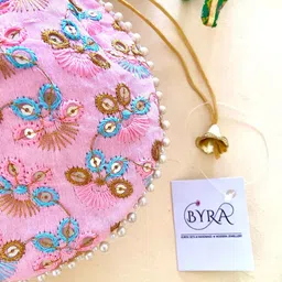 byra Women Pink Potli image 2