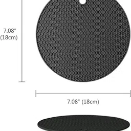 milini Silicone Trivets for Hot Pots and Pans, Flexible Multipurpose Pot Holders Silicone Trivet image 2