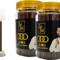 zed black 3 In1 Premium Dhoop Sticks Jar | Long-Lasting Aroma for Pooja & Meditation Dhoop-picture-27