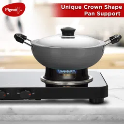 pigeon Sleek 2 Burner Glass Manual Gas Stove image 4