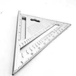 Aluminum Alloy Double Side 90 Degree Right Angle Triangle Scale Tri-Square-image-95