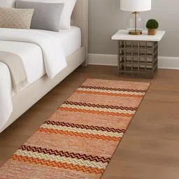 harikishan handloom 55.88 cm X 152.4 Cotton Runner image 2