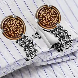 David Klein Brass Cufflink image 5