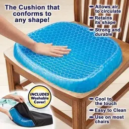 nd brothers Cushion Seat, Gel Orthopedic Seat Cushion Pad for Car Back / Lumbar Support image 2