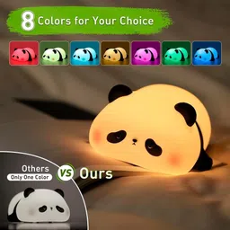 mogadget Sleeping panda Night Lamp for Kids,Gift for Girls/Boys, Color Changing Light Night Lamp image 2