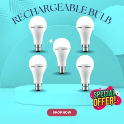 frony Rechargeable Emergency Bulb Inverter Bulb, 3Hr Battery Backup_Pack of 5 P319 3 hrs Bulb Emergency Light-picture-15