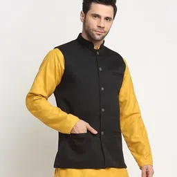 kraft india Solid Men Waistcoat image 2